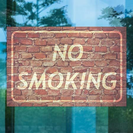 CGSignLab | Забрането Пушење-Тула На Возраст Од Духови Јасен Прозорец За Прицврстување | 30 x20