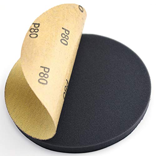 6 150мм јамка до PSA винил влошки за конверзија само-лекав пескачки диск тампон тампон влошки од 10 мм дебела мека сунѓерска перница за дискови