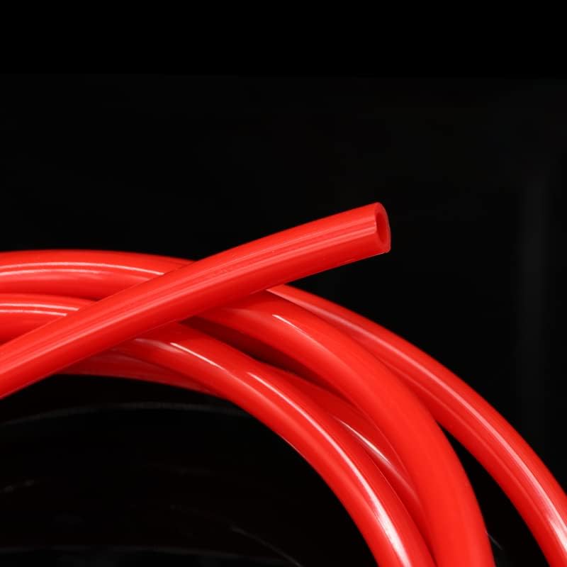 1/5/10м црвен силиконски гума на црево ID 0,5 1 2 3 4 5 6 7 8 9 10 12 14 16 18 20 25мм Флексибилно силиконско црево црвено 5 метри ID 3mm x