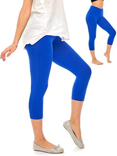 Почитувани хеланки на памук на искра за жени со високи половини капри за вежбање јога панталони плус големина