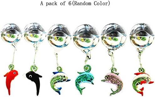 ОМЕМ 6 ПАКЕР Аквариум плови топка декорација на топката, шарени светлечки ракови, кит, делфин, риба резервоар микро пејзаж украс