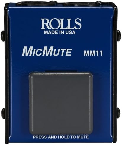 Rolls MM11 прекинувач за мутот на микрофон дизајниран за привремено да го отрее балансиран XLR сигнал