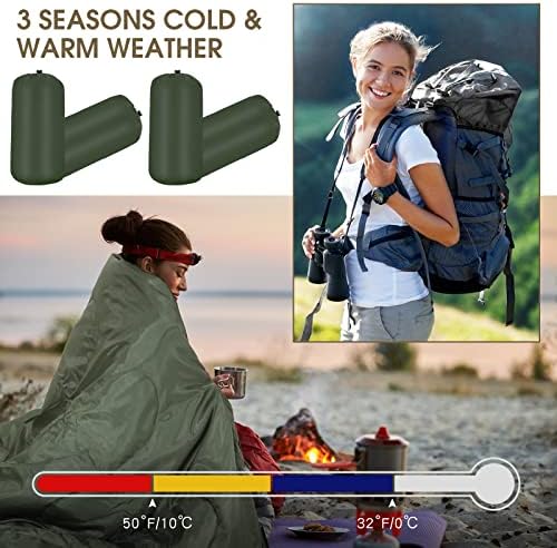 10 компјутери кампување торба за спиење за возрасни Масовно 4 сезона ладно топло време вреќа за спиење водоотпорна лесна ранец за спиење
