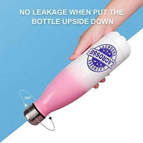 Заптивка за печат на лакроза Смешна спортска кригла со шишиња со вода со капак за велосипедска салата домашна канцеларија сина/розова