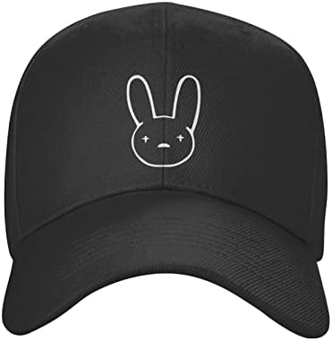 GLGL персонализирана бејзбол капаче за зајаче, црна сонце, тато капа, каубојска капа, прилагодлива за мажи жени со една големина