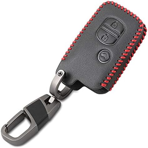 Andygo Premium Luxury Leather Smart Key Remote Cover одговара за Toyota Land Cruiser Prado 150 Camry Prius Crown