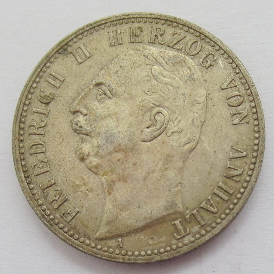 Германски 2 Марк 1904 Странски Реплика Бакар Комеморативна Монета