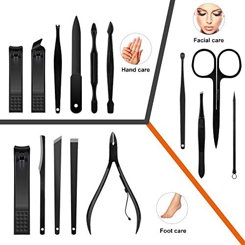 Teysha Не'рѓосувачки челик клипер за клипери за нокти за ножеви ножеви ножеви уво изборот за чешлање маникир педикир алатки за пети