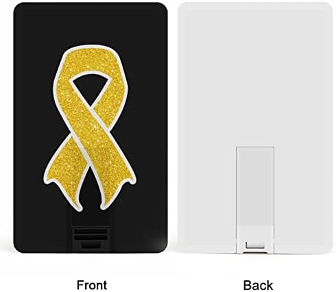 Детска Свест За Ракот Лента КРЕДИТНА Банкарска Картичка USB Флеш Дискови Пренослив Мемориски Стап Клуч За Складирање Диск 64G