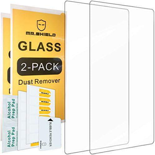 Г-дин Шилд [2-Пак] дизајниран за Alcatel OneTouch POP 7 LTE [Tempered Glass] Заштитник на екранот [0,3 mm Ultra Thind 9H тврд 2,5D тркалезен