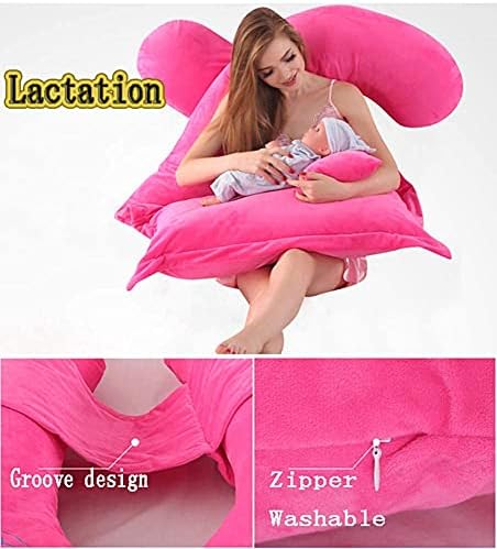 Перници за бременост за спиење перница за тело за бременост целосна перница за тело голема надградба на облик и породилна поддршка за бременост