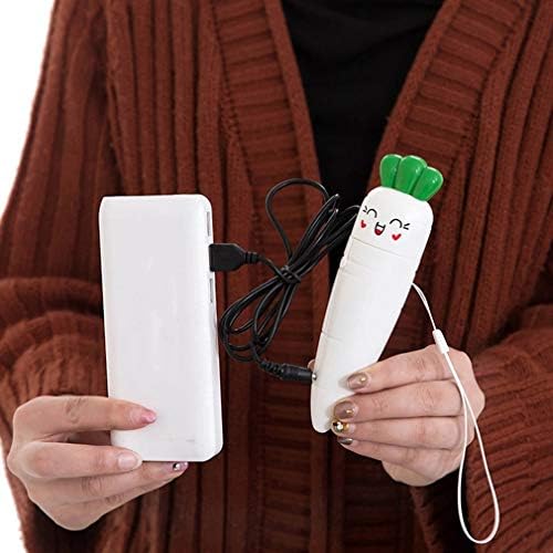 Решетката за сушење knfut, рачен мини вентилатор, електричен вентилатор со цртан филм со низок бучава, личен преносен табела за преносни USB