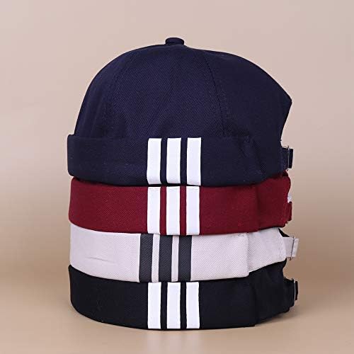 4ufit Retro retromless Stripelessible прилагодлива капа на докер капа без визир капа за мажи и жени