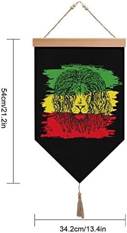 Nudquio reggae-rastafarian знаме лавоно памучно постелнина висина знаме знак за сликање слика за домашна градинарска декорација