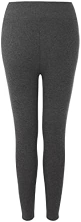 Миашуи меки боксери за жени женски хеланки зимски високи половини топло руно наредени дебели панталони Зимски женски панталони