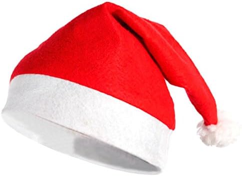 Спортска Божиќна Капа Кадифни Капи Од Дедо Мраз Со Бели Манжетни За Возрасни И Деца Божиќни Украси