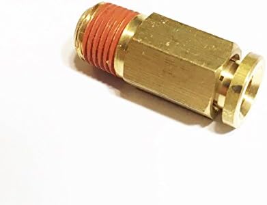 Sellerocity Брзо Зафат Притисни Во Стил Конектор Компатибилен СО ST081301AV за 1/8 Npt X 1/4 Инчен Од Најлон Цевка Фитинзи На Вентили