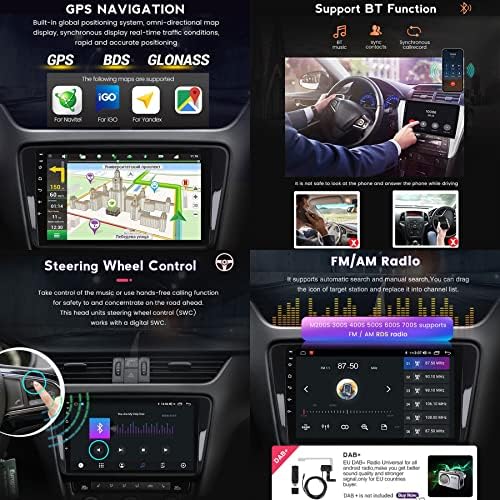 Ggblcs Android Автомобил Стерео 9 Инчен Android IPS Екран На Допир Дигитална Мултимедија За Ford F150 2008-2014, Андроид Радио Поддршка Carplay