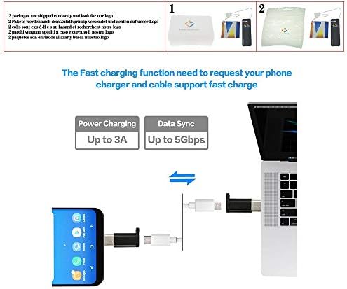 USB 3.1 адаптер за тип C OTG Micro USB Femaleенски кон машки конвертор за машки за Samsung Note 8/S8 LG G5 G6 Nexus 5x Pixel