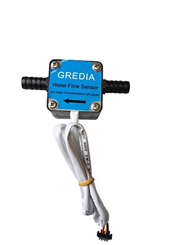 GREDIA 3/8 Сензор за проток на масло со висока густина течна храна за тревога во сала за мерачи на мерачи на мерачи на мерачи на мерачи
