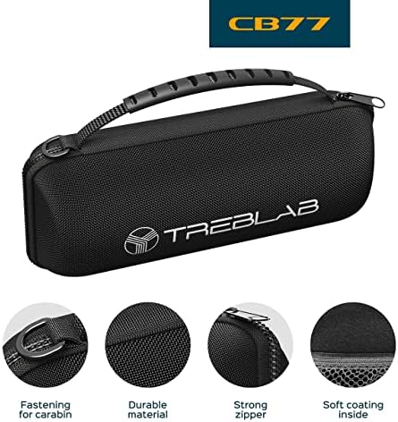 Treblab HD77 безжичен Bluetooth звучник, 25W стерео, 20H батерија, IPX6 водоотпорен CB-77 Оригинален носачки случај HD77