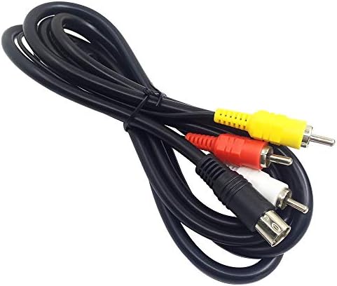 Afunta 6 стапки Стандарден AV кабел RCA Connection Conder Компатибилен Sega Genesis 2 & 3