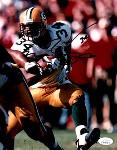 Едгар Бенет потпиша автограмиран 8x10 Photo Green Bay Packers JSA AB54492 - Автограмирани НФЛ фотографии