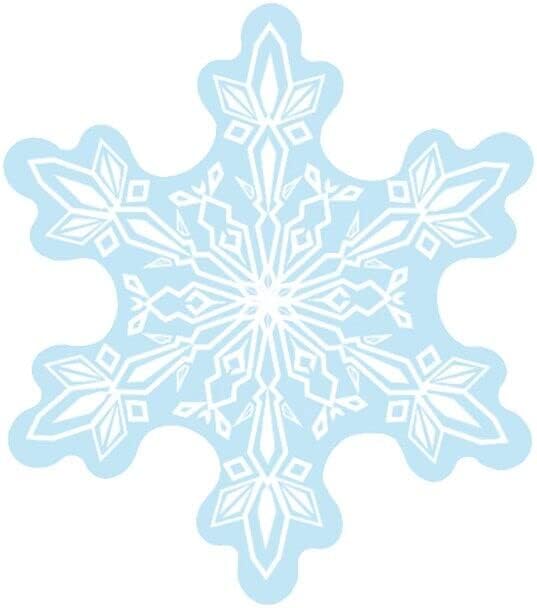 5 парчиња 36 инчни балони со сина снегулка-декорации за роденденски забави за зимски теми-зимски цвет за украси за забави со снег од