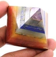 Jet Chakra врзана пирамида бесплатна брошура Jet International Crystal Therapy. Заздравување на камења од камења Васту Реики Чакра балансирајќи ја пирамидата со среќа масажа торбичка