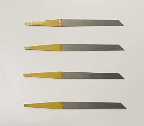 4 парчиња кратки ножеви со резба за гравирање на накит за гравирање на гравура Гравер нож за пневматска машина за гравирање