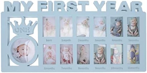 ZJHYXYH 1pc Новороденче Прва Година Слика Рамка 12 Месец Пресвртница Слика Рамка