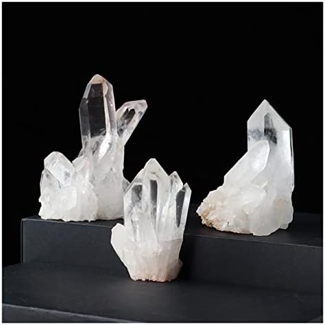 Доверба занаетчија природна убава бела кристална кластер чиста кварц руда заздравување кристали точка минерални примероци домашни