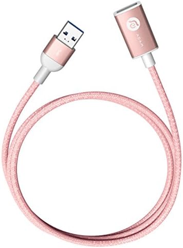Адам Елементи Peak AFM13 USB 3.1 Компатибилен USB тип-A -USB тип-А адаптер кабел 120 см розово злато