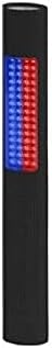 Безбедносна светлина за ноќно светло/LED фенерче, црвена/сина поплава, 150 лумени, црна NSP-1170