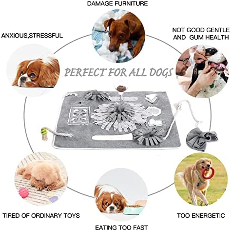 Куче Подарок Шмркање Мат За Кучиња, Издржливи Интерактивни Играчки За Кучиња, Играчки За Збогатување Кучиња, Душек За Бавно Хранење Кучиња