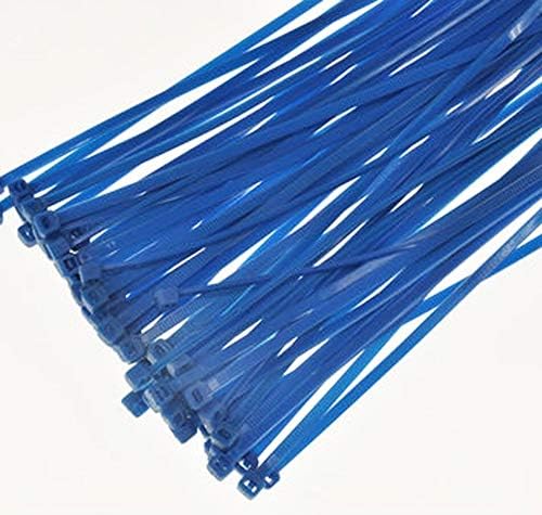 100-1000 парчиња Професионални кабелски врски со кабелски врски 3.6x150мм сини 500 парчиња