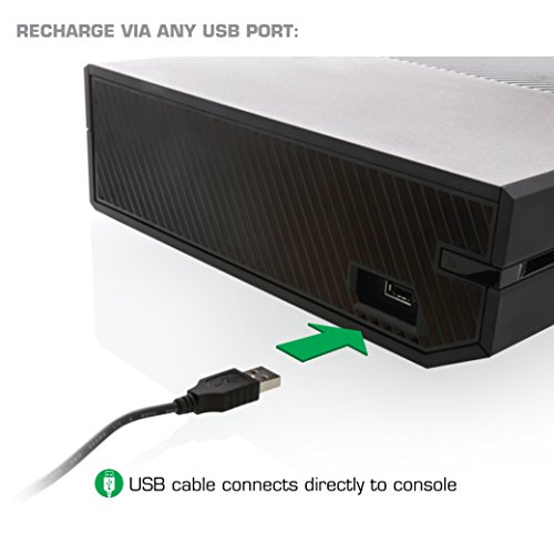 Нико Комплет За Напојување-Батерија На Полнење И Капак За Замена Со Микро-USB Кабел За Полнење За Xbox One