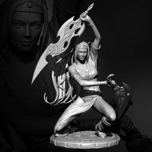 1/24 смола фигура модел Античка фантазија комплет за модел на женски воин во воин