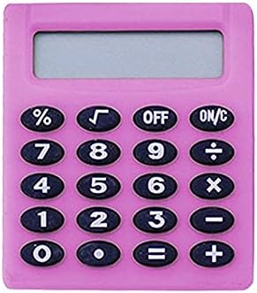 MJWDP Калкулатор Мини преносен електронски калкулатор за калкулатор за бонбони за бонбони Ученик Училишна употреба