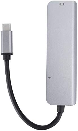 BMZMLDO Type - C до HDMI+USB+PD конвертор 5‑ In - 1, 4K HD 1080P адаптер за ТВ/проектор/монитор/лаптоп