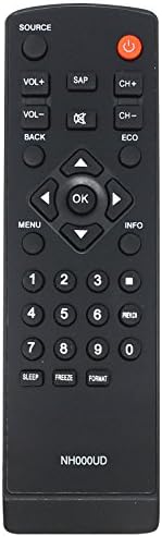 Замена LC401EM3F HDTV далечински управувач за ТВ Емерсон - Компатибилен со далечинскиот управувач на ТВ NH000UD Emerson