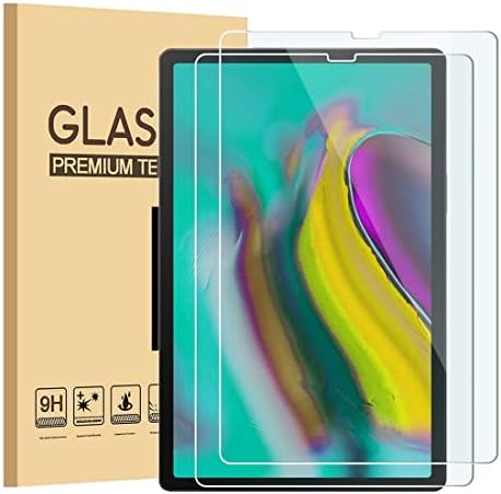Epicgadget [2 пакет] за 2019 Galaxy Tab S6 10.5 Заштитник на екранот, 9H отпорен на гребење на меурчиња без каленран стаклен екран заштитник