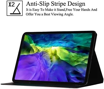 iPad Pro 11 Case, Artyond iPad Pro 11 2021/2020 Case, PU кожен слот за картички со автоматско будење/спиење на повеќе агли за гледање за