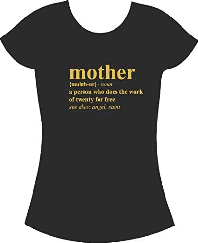 Железо за пренесување на топлина на маица со маица Мајка дефиниција смешна симпатична занаетчиска уметност за кошули фустани облека