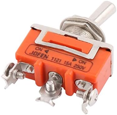 Нов LON0167 250V 15A ON/ON 2 Позиција 3 Терминали SPDT NO TOGGLE SWITCH LATCHING (220V 15A EIN/EIN 2 Позиција 3 Klemmen spdt No Kippschalter