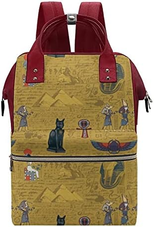 Фанистар Антички Богови На Египет Печатена Торба За Пелени Торба За Бебиња Торби За Пелени Водоотпорна Патна Торба За Рамо За Мама И Тато