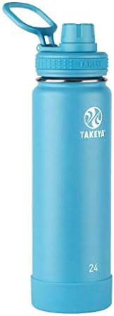 Takeya активира изолирано шише со вода од не'рѓосувачки челик со капакот на плунката, 24 мл, сурфање