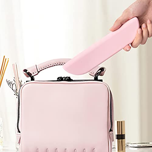 Lurrose силиконски козметички четки торби шминка четка за четка за патувања за четка за патувања, куќиште за четка за шминка,