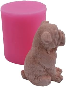 Редксин мувла куче рачно изработена декорација на свеќи Цилиндрична мувла епоксидна смола ароматерапија гипс бетонски скулптура силиконски