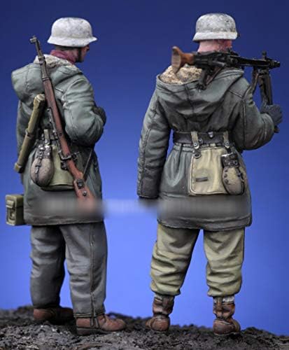 Goodmoel 1/35 WWII германски пешадиски смола фигури / неискористени и необоени војници минијатурни комплети / HC-598